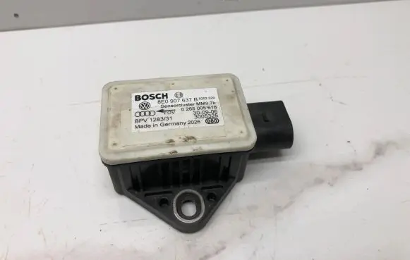 Audi A6 S6 C6 4F ESP acceleration yaw rate sensor 8E0907637B 3005325 0265005618