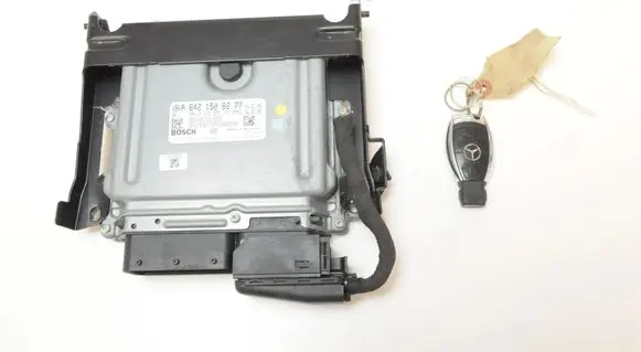 Mercedes-Benz CLS C219 Engine ECU kit and lock set 0281014004 A6421508277
