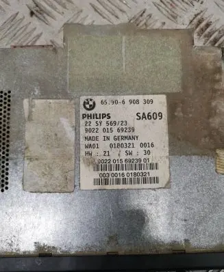 BMW 5 E39 Navigation unit CD/DVD player 65906908309 902201569239 90220156923901