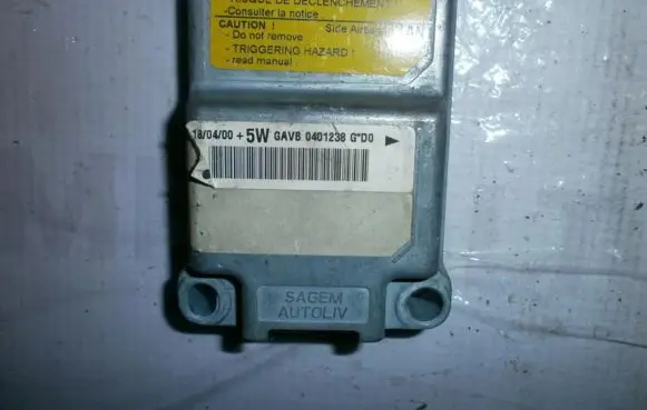 Peugeot 406 Airbag control unit/module 9631847080 550540400
