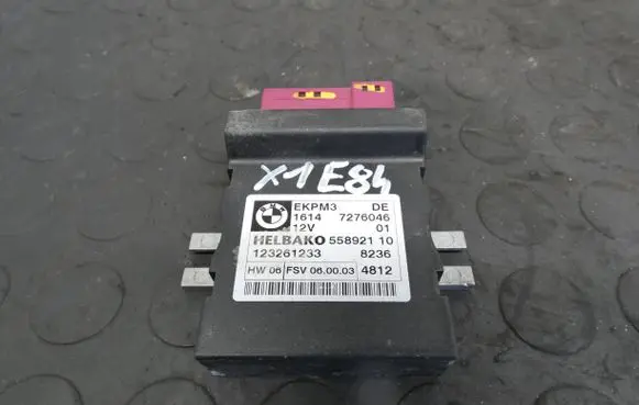 BMW X1 E84 Fuel injection pump control unit/module 7276046
