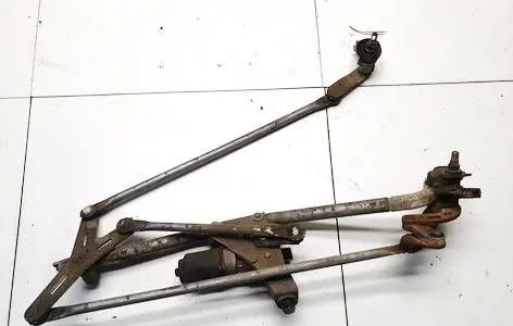 Front wiper linkage and motor