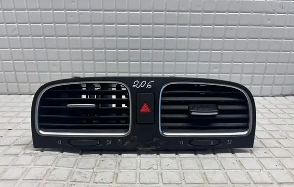 Volkswagen Golf VI Dash center air vent grill 5K0815736C