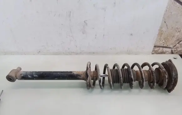 Rear shock absorber with coil spring