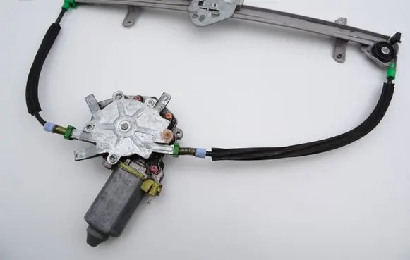 Ford Escort Front door window regulator with motor 91AB14553AB