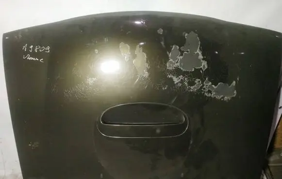 Ford Maverick Engine bonnet/hood juodas