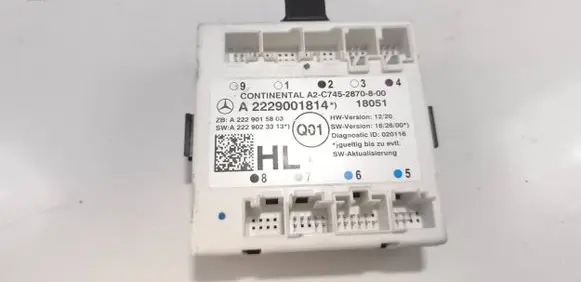 Mercedes-Benz S W222 Door control unit/module A2229001814 A2229015803 A2229023313
