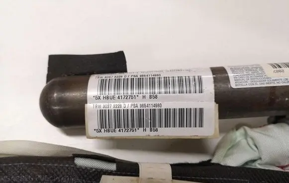Citroen C4 I Roof airbag 30373228C 9654114980