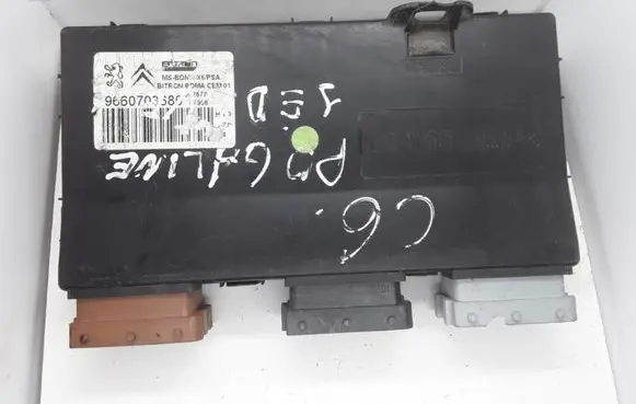 Citroen C6 Seat control module 9660703680