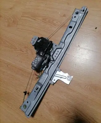 Peugeot 207 Front door window regulator with motor 400912D 9681182280 ARM119855