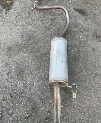 Volkswagen Polo IV 9N3 Muffler/silencer DT76Q0120AK
