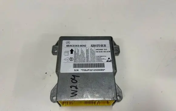Mercedes-Benz C W204 Airbag control unit/module A2048706826 5WK44004