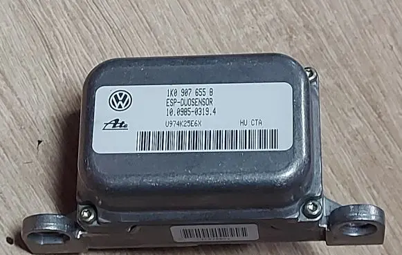 Volkswagen Touran I ESP acceleration yaw rate sensor 1K0907655B