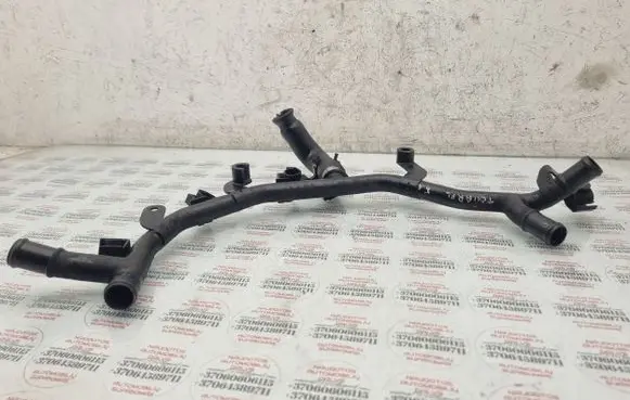 Volkswagen Touareg I Engine coolant pipe/hose 07Z121065M 07Z121064G