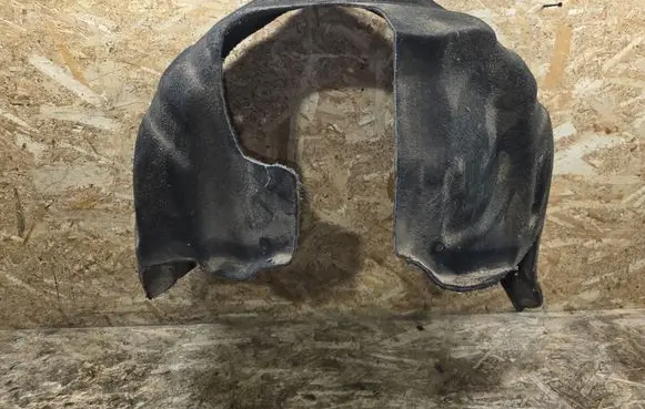 Rear arch fender liner splash guards