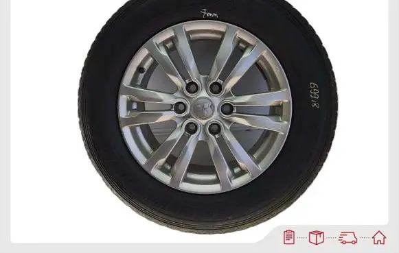 Mitsubishi Pajero R18 alloy rim 4250C973
