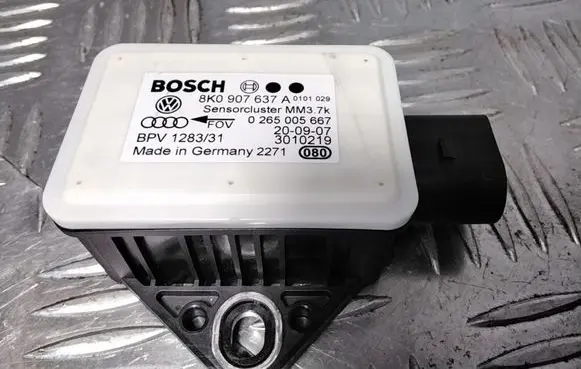 Audi A4 S4 B8 8K ESP acceleration yaw rate sensor 8K0907637A 0285005667