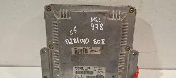 Citroen C5 Engine control unit/module 0281010808 9644721080