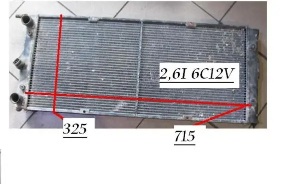 Volkswagen PASSAT B3 Coolant radiator
