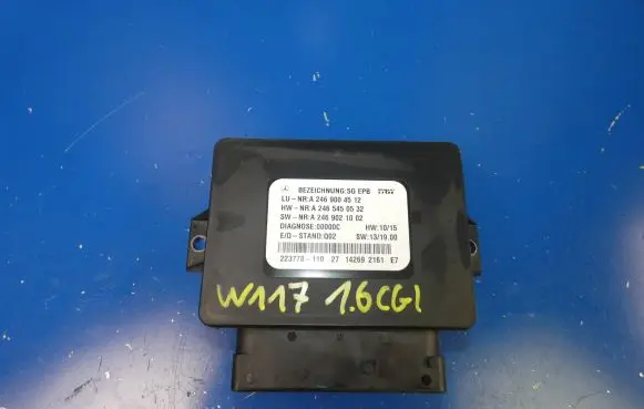 Mercedes-Benz CLA C117 X117 W117 Hand brake control module A2465450532 A2469021002 A2469004512