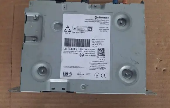 Peugeot 208 II Radio/CD/DVD/GPS head unit 9839633680 A3C0919500001 21200027270