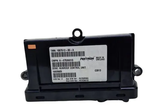 Tesla Model S Sunroof control unit/module 100751200A A0753G01D 10025825