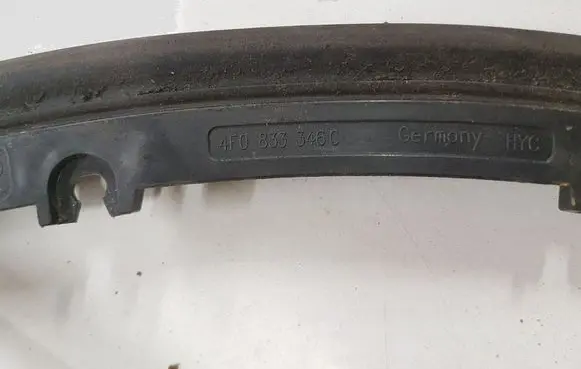 Audi A6 S6 C6 4F Rubber seal rear door 4F0833346A
