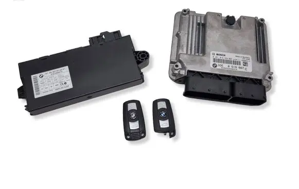 BMW 3 E90 E91 Engine ECU kit and lock set 9278745 61359278745 8519667