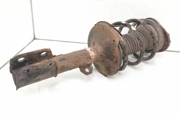 Front shock absorber with coil spring