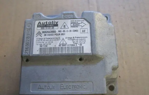 Citroen C4 I Airbag control unit/module 9662643980