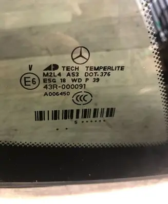 Mercedes-Benz ML W164 Rear side window A006450 43R000091
