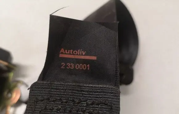 Peugeot 307 Rear seatbelt 2330001