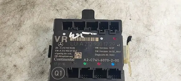 Mercedes-Benz E W212 Door control unit/module A2129001729 A2129011505 A2129026910