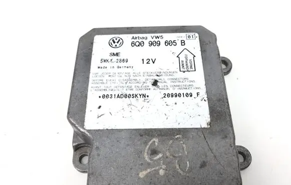 Volkswagen PASSAT B5 Airbag control unit/module 6Q0909605B 5WK42869