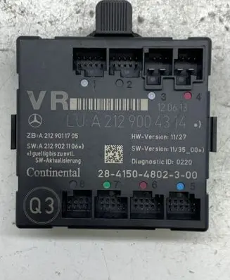 Mercedes-Benz E W212 Door control unit/module A2129004314 A2129011705 A2129021106