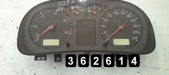 Volkswagen Golf IV Speedometer (instrument cluster) 1900 1j0919861b