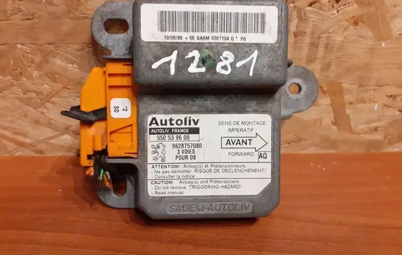Peugeot 406 Airbag control unit/module 1281 9628757080