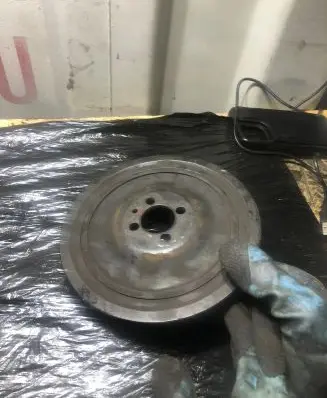 Opel Insignia A Crankshaft pulley 722554909