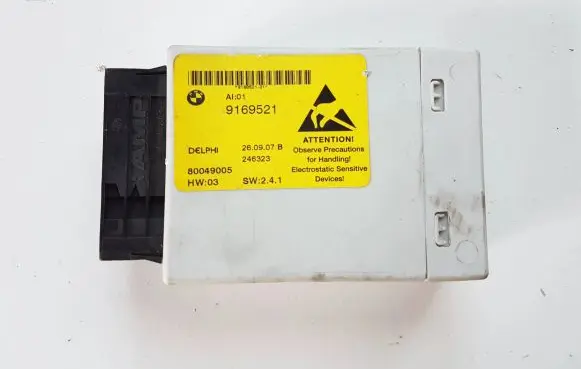BMW 5 E60 E61 Central console control unit 9169521
