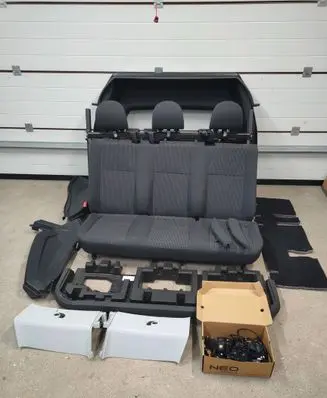 Volkswagen Caddy Seat and door cards trim set SNOKES P000030828 P000031074
