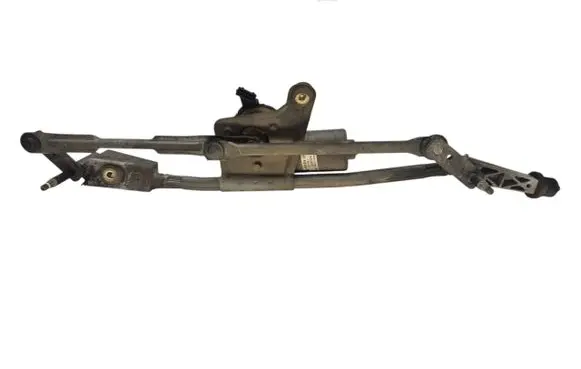 Front wiper linkage and motor
