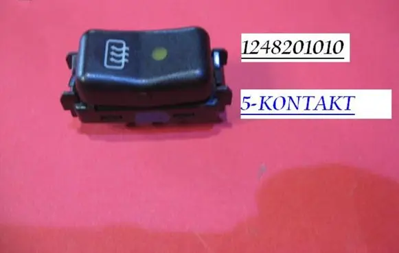 Mercedes-Benz E W124 Windscreen/window heater switch 1248201010
