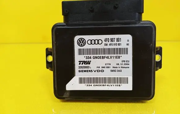 Audi A6 S6 C6 4F Hand brake control module 4F0907801