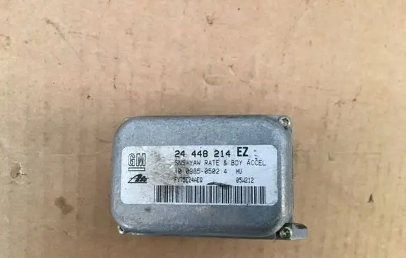 Opel Astra H ESP acceleration yaw rate sensor 24448214EZ