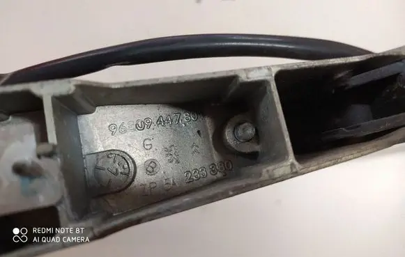 Citroen C6 Rear door exterior handle 9680944780 233380
