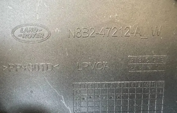 Land Rover Defender Spare wheel section trim N8B247212A
