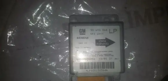 Opel Tigra A Airbag control unit/module 90483546LP