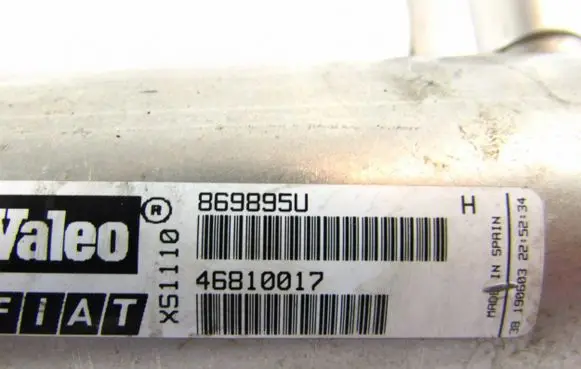 Fiat Stilo EGR valve cooler 869895U