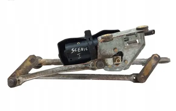 Renault Scenic I Front wiper linkage and motor 0390241352