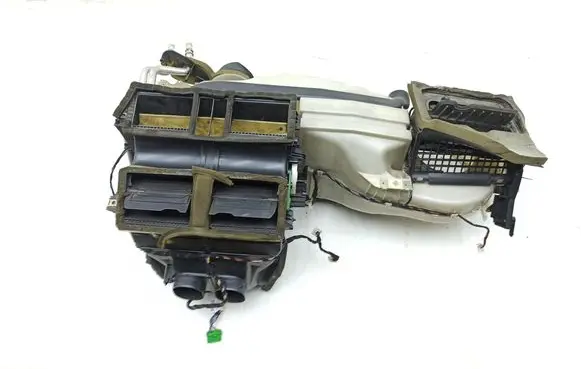 Interior heater climate box assembly